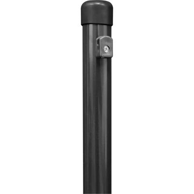 Alberts Steel Mesh Fence Post - Anthracite - 141.5cm Alberts Steel Mesh Fence Post - Anthracite - 141.5cm