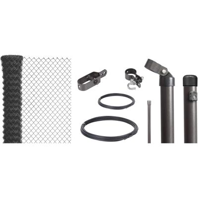 ALBERTS Maschendrahtzaun - 80-200cm, 15-100m, Beton, Grau ALBERTS Maschendrahtzaun - 80-200cm, 15-100m, Beton, Grau