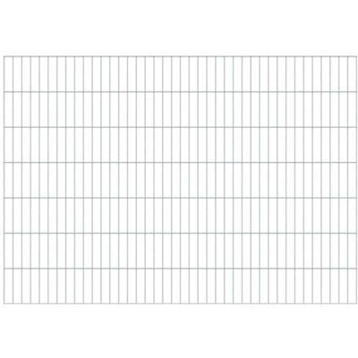 ALBERTS Doppelstabmattenzaun - 6/5/6 - 2m x 140cm - Grau ALBERTS Doppelstabmattenzaun - 6/5/6 - 2m x 140cm - Grau