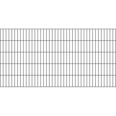 ALBERTS Doppelstabmattenzaun - 6/5/6 - 200x100 cm - Grau ALBERTS Doppelstabmattenzaun - 6/5/6 - 200x100 cm - Grau