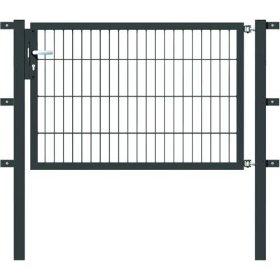 ALBERTS Flexo Zauneinzeltür - Stahl, Anthrazit, 125cm ALBERTS Flexo Zauneinzeltür - Stahl, Anthrazit, 125cm