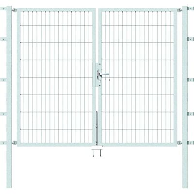 ALBERTS Silber Doppeltes Tor 200x160cm - Doppelportal ALBERTS Silber Doppeltes Tor 200x160cm - Doppelportal