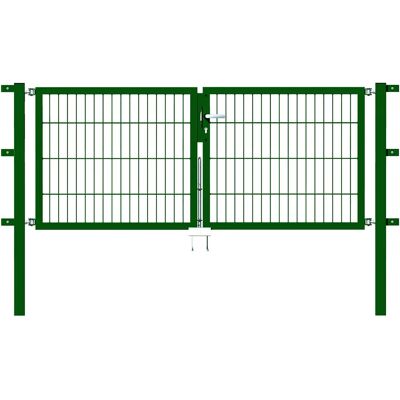Alberts Doppelstößtor Flexo - Grün, 200x80cm, Langlebiges Stahl Alberts Doppelstößtor Flexo - Grün, 200x80cm, Langlebiges Stahl