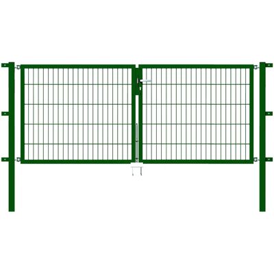 Alberts Modell Flexo Doppelstabtor, grün, 2,5 m breit, 1 m hoch Alberts Modell Flexo Doppelstabtor, grün, 2,5 m breit, 1 m hoch