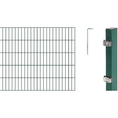 ALBERTS Doppelstabmattenzaun Grundset, 80-160cm, 4-30m, zum Einbetonieren ALBERTS Doppelstabmattenzaun Grundset, 80-160cm, 4-30m, zum Einbetonieren