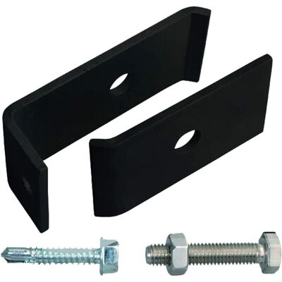 Alberts Steel Mesh Fence Mounting Set - 5 pcs Alberts Steel Mesh Fence Mounting Set - 5 pcs
