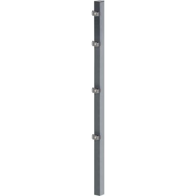 Alberts Stalen Schuttingpaal - 60x40mm, Antraciet - Paal Alberts Stalen Schuttingpaal - 60x40mm, Antraciet - Paal