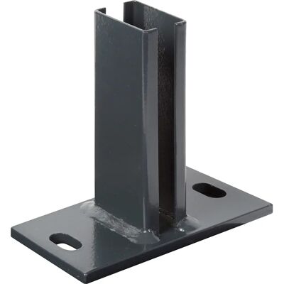 Alberts Fence Post Holder - 60x40mm, Zinc Coated, Stable - Fence Type Alberts Fence Post Holder - 60x40mm, Zinc Coated, Stable - Fence Type