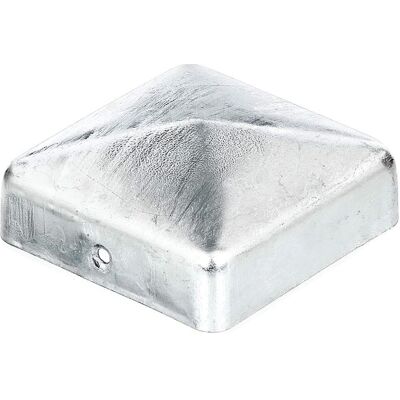 Alberts Post Cap - Steel, Zinc-Coated, 70x70mm - Post Type Alberts Post Cap - Steel, Zinc-Coated, 70x70mm - Post Type