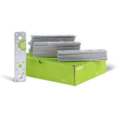 GAH - Płaski łącznik 180mm - Stal 3mm - EN 14545 GAH - Płaski łącznik 180mm - Stal 3mm - EN 14545