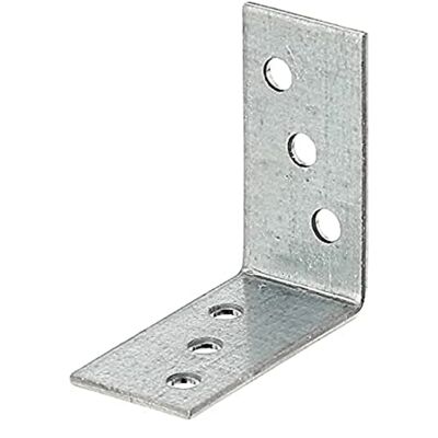 Alberts Steel Corner Bracket - 40x40x20mm - Weatherproof - 100 pcs Alberts Steel Corner Bracket - 40x40x20mm - Weatherproof - 100 pcs