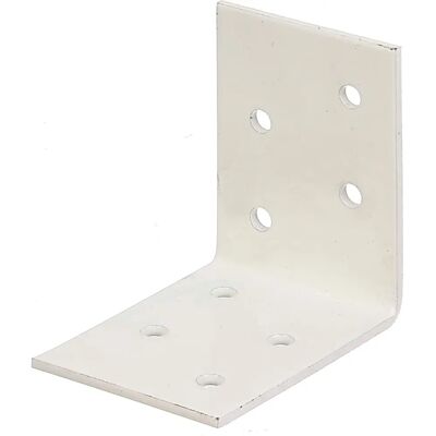 Gah-Alberts Connecting Square - Steel, Galvanized, White Coated - 50 pcs Gah-Alberts Connecting Square - Steel, Galvanized, White Coated - 50 pcs