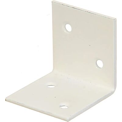 Alberts White Zinc-Phosphated Equal Angle - Wood Connector Alberts White Zinc-Phosphated Equal Angle - Wood Connector