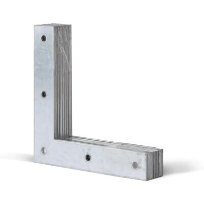 Alberts Zinc-Coated Steel Corner Bracket - 160x160mm, 3mm Thick - Angle Bracket Alberts Zinc-Coated Steel Corner Bracket - 160x160mm, 3mm Thick - Angle Bracket