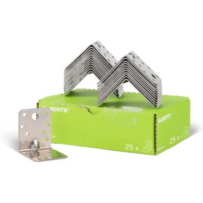 Alberts Heavy Duty Stainless Steel Corner Bracket with Sicke - Heavy Load, Multiple Sizes Alberts Heavy Duty Stainless Steel Corner Bracket with Sicke - Heavy Load, Multiple Sizes