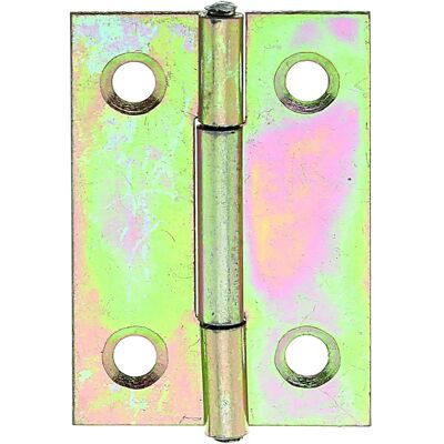 Cerniere Modello Alberts - Acciaio zincato - 38mm x 26mm - Cerniere Cerniere Modello Alberts - Acciaio zincato - 38mm x 26mm - Cerniere
