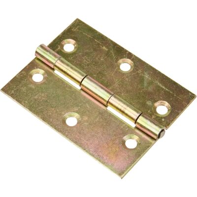 Alberts Steel Hinge with Stainless Pin - Various Sizes - Galvanized Alberts Steel Hinge with Stainless Pin - Various Sizes - Galvanized