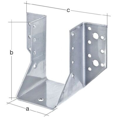 Soporte para vigas GAH - Zincado sendzimir - 25 pcs Soporte para vigas GAH - Zincado sendzimir - 25 pcs