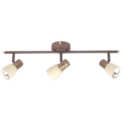 Luce Brilliant Luca Spiral 3 luci Ottone Champagne - Spot Luce Brilliant Luca Spiral 3 luci Ottone Champagne - Spot
