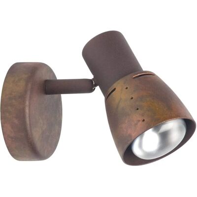 Brilliant Antique Copper Wall Spotlight - Adjustable E14 40W Brilliant Antique Copper Wall Spotlight - Adjustable E14 40W