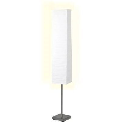 Lampe sur pied Brilliant Nerva - Titane/Blanc Atmosphérique Lampe sur pied Brilliant Nerva - Titane/Blanc Atmosphérique