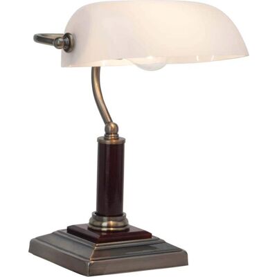 Brilliant Bankir Messing Antik Tischlampe - Verstellbar Brilliant Bankir Messing Antik Tischlampe - Verstellbar