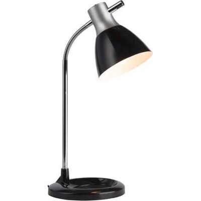 Brilliant Jan Tischleuchte - Verstellbar, LED, Schwarz/Silber Brilliant Jan Tischleuchte - Verstellbar, LED, Schwarz/Silber