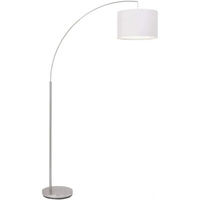Brilliant Clarie Lâmpada de arco branca - Abajur de pé 1,8m Brilliant Clarie Lâmpada de arco branca - Abajur de pé 1,8m