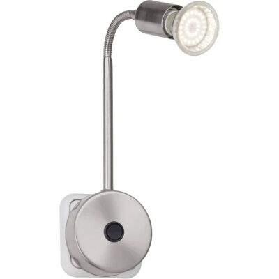 BRILLIANT Mærke Loona LED Spot - GU10, 3W, Fleksibel arm BRILLIANT Mærke Loona LED Spot - GU10, 3W, Fleksibel arm