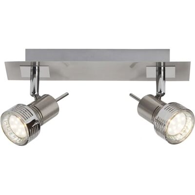 Brilliant Kassandra LED-Spotbar 2-Flammig Chrom - LED-Spots Brilliant Kassandra LED-Spotbar 2-Flammig Chrom - LED-Spots