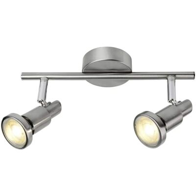 BRILLIANT Ryan LED Spot Tubo 2flg cromo - Illuminazione BRILLIANT Ryan LED Spot Tubo 2flg cromo - Illuminazione