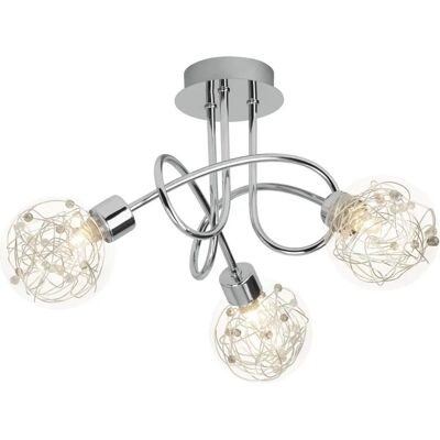 BRILLIANT Joya Deckenleuchte 3-flammig Chrom - Deckenlampe BRILLIANT Joya Deckenleuchte 3-flammig Chrom - Deckenlampe