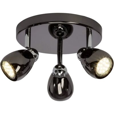 Brilliant Milano Deckenlampe - 3-flammig, Schwarz, Schwenkbare Köpfe Brilliant Milano Deckenlampe - 3-flammig, Schwarz, Schwenkbare Köpfe