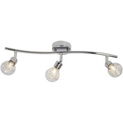 BRILLIANT 3-flammige Chrome Lampenbirne - Lichtquelle QT14 G9 28W BRILLIANT 3-flammige Chrome Lampenbirne - Lichtquelle QT14 G9 28W