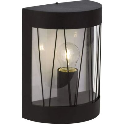 Brilliant Schwarze Außenwandleuchte - E27, 40W, Normallampe - Wandleuchte Brilliant Schwarze Außenwandleuchte - E27, 40W, Normallampe - Wandleuchte