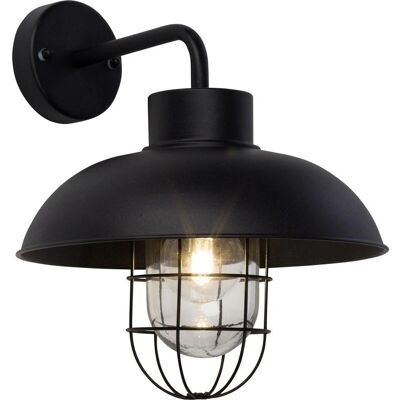 Brilliant Portland Wandleuchte - IP44 Außenwandlampe Schwarz E27 60W Brilliant Portland Wandleuchte - IP44 Außenwandlampe Schwarz E27 60W