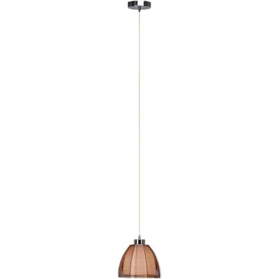 BRILLIANT Pendelleuchte Höhenverstellbar - 20cm bronze/chrome BRILLIANT Pendelleuchte Höhenverstellbar - 20cm bronze/chrome