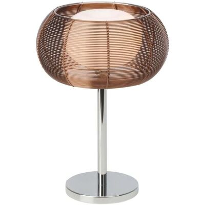 BRILLIANT Tischleuchte Relax - Bronze/Chrom - G9 25W BRILLIANT Tischleuchte Relax - Bronze/Chrom - G9 25W