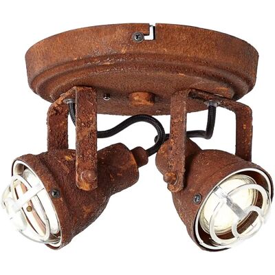 Brilliant Bente 2-flammige Rostlampe - Spot Brilliant Bente 2-flammige Rostlampe - Spot