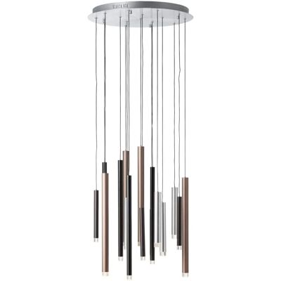 BRILLIANT Cembalo Pendelleuchte 16 Fassungen Braun - Deckenleuchte BRILLIANT Cembalo Pendelleuchte 16 Fassungen Braun - Deckenleuchte