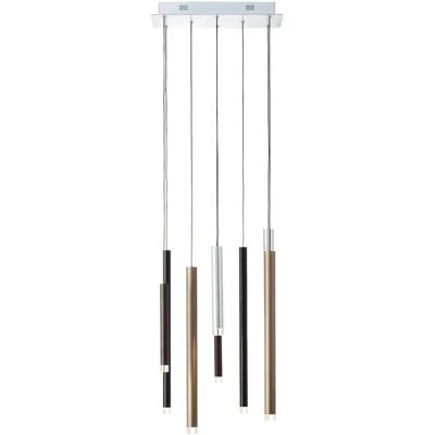 Brilliant Cembalo LED Pendelleuchte - 8-flg Braun Brilliant Cembalo LED Pendelleuchte - 8-flg Braun