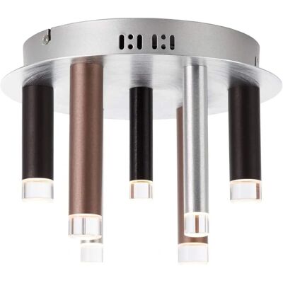 Brilliant Cembalo LED Deckenleuchte - 7-Flammig Braun - Innenraumlampe Brilliant Cembalo LED Deckenleuchte - 7-Flammig Braun - Innenraumlampe