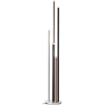 Brilliant G93771/21 Aluminium Schwarz Braun Stehlampe - LED Dimmbar Brilliant G93771/21 Aluminium Schwarz Braun Stehlampe - LED Dimmbar