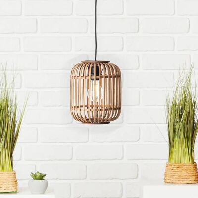 Brilliant Woodrow Hellbraun Pendelleuchte - Pendelleuchte Brilliant Woodrow Hellbraun Pendelleuchte - Pendelleuchte