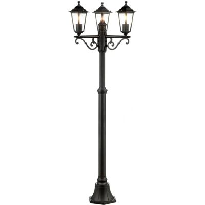 BRILLIANT Carleen Außen-Stehlampe - 3-flammig, 2m hoch, schwarz BRILLIANT Carleen Außen-Stehlampe - 3-flammig, 2m hoch, schwarz