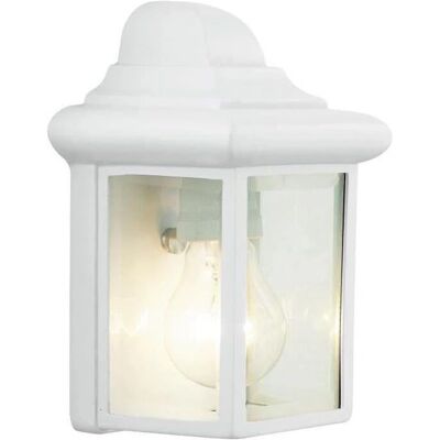 Lámpara de Pared Blanca Nissie de Brilliant - Exterior 40 W E27 Lámpara de Pared Blanca Nissie de Brilliant - Exterior 40 W E27