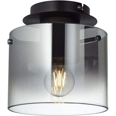 Brilliant Deckenlampe Beth - Kaffee/ Rauchglas - 20cm Brilliant Deckenlampe Beth - Kaffee/ Rauchglas - 20cm