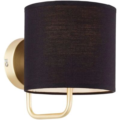 Brilliant Clarie Wandleuchte - Schwarz, D45, E14, 40W - Wandlampe Brilliant Clarie Wandleuchte - Schwarz, D45, E14, 40W - Wandlampe