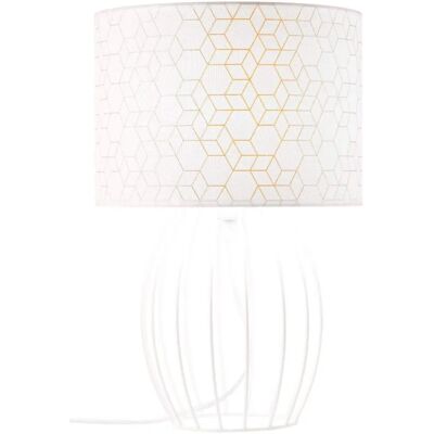 Lampada da Tavolo Bianca Galance di Brilliant - Illuminazione Interna Lampada da Tavolo Bianca Galance di Brilliant - Illuminazione Interna