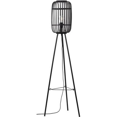 BRILLIANT Woodrow Stehlampe - Dunkelbraun/Schwarz - 130cm BRILLIANT Woodrow Stehlampe - Dunkelbraun/Schwarz - 130cm